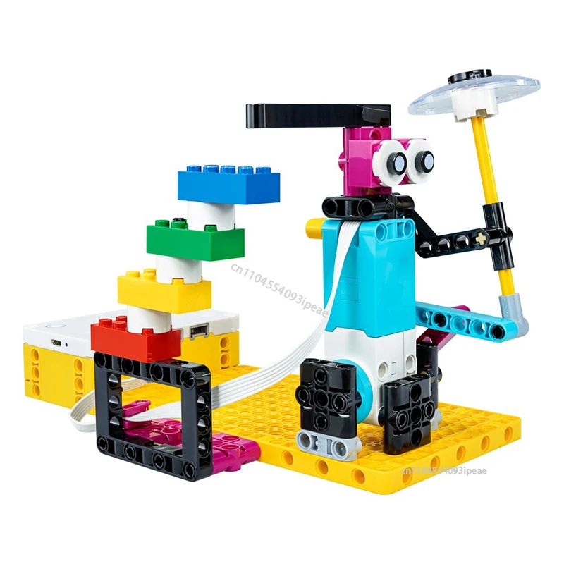 NEW 45678 스파이크 프라임 세트 빌딩 블록 테크니컬 프로그래머블 허브 학교 교육용 브릭 DIY 53444 코어 스팀 키즈 토이 선물
