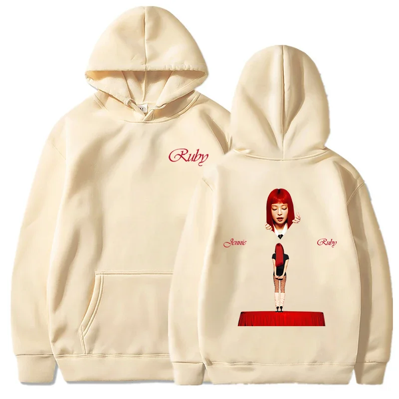 アイドル JENNIE Ruby Album Hoodie L JENNIE — Dumber Studios