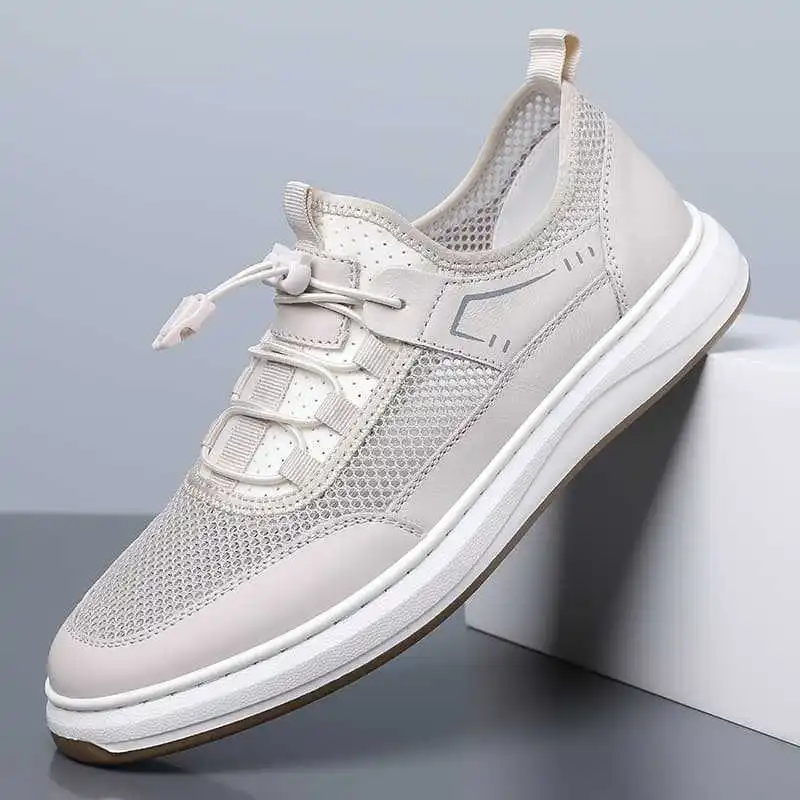 2026 New Men's Breathable Mesh Casual Shoes Slip-On Lightweight Summer Walking Sneakers Male Fashion New Designer Shoes for Man