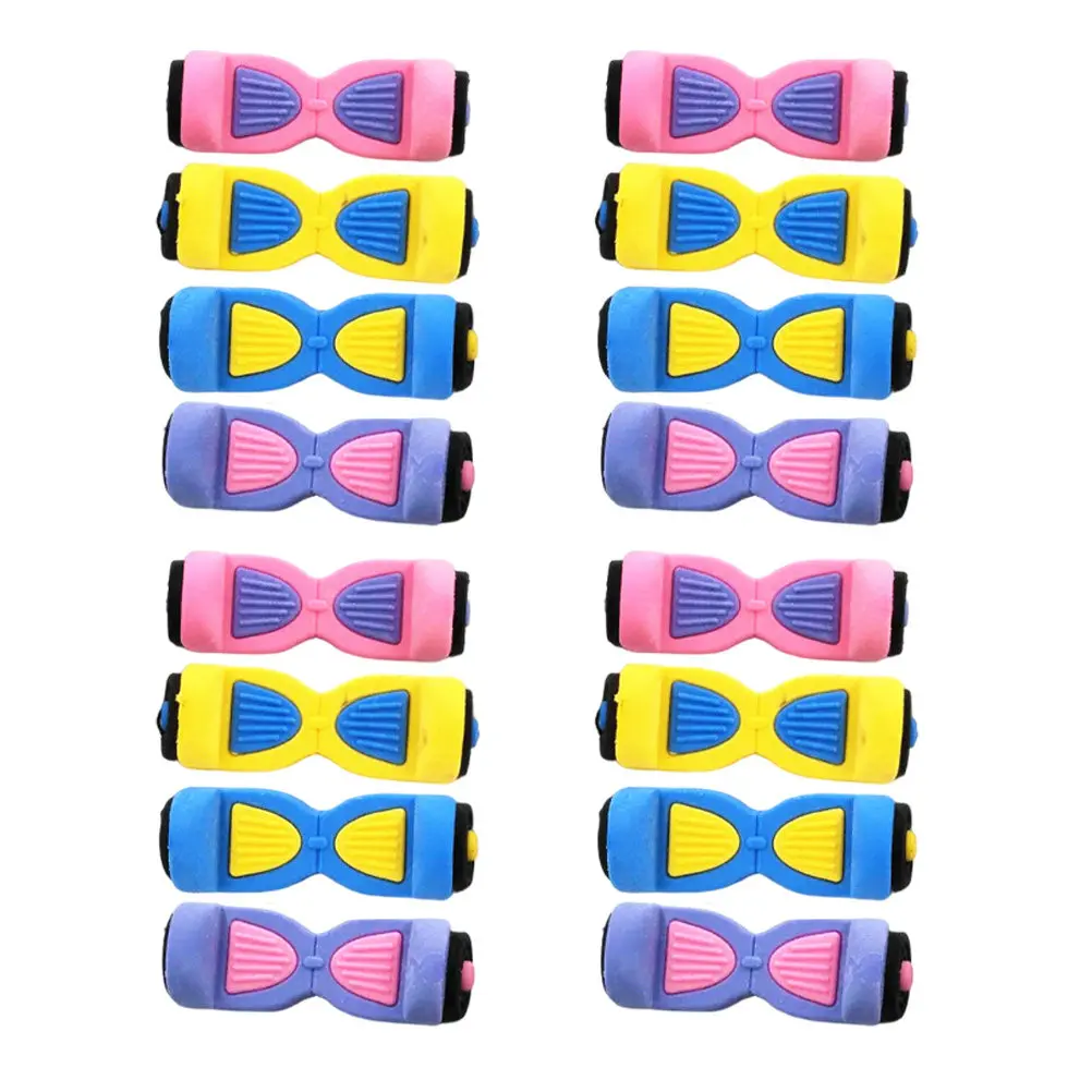 

16Pcs Balance Car Erasers for Kids Premium Tpr Mini Cartoon Erasers Classroom Prizes Stationery Gift Goodie Bag Stuffers