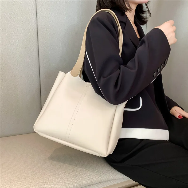 New Fashionable PU Leather Women Shopping Bags Party High Capacity Design Brand Popular Multifunction Luxury Ladies Handbags