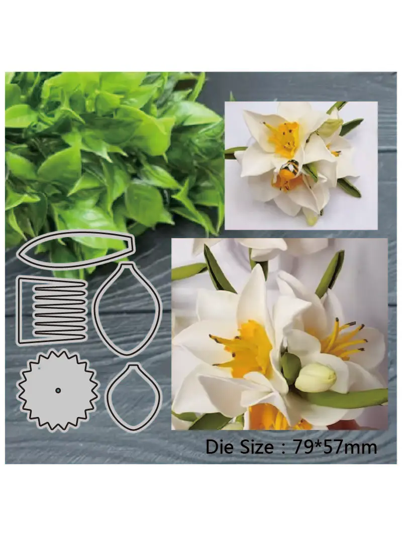 Floral leaves frame Metal Cutting Layering Die Scrapbook Die Photo Album Decor DIY Card Craft 2022 New