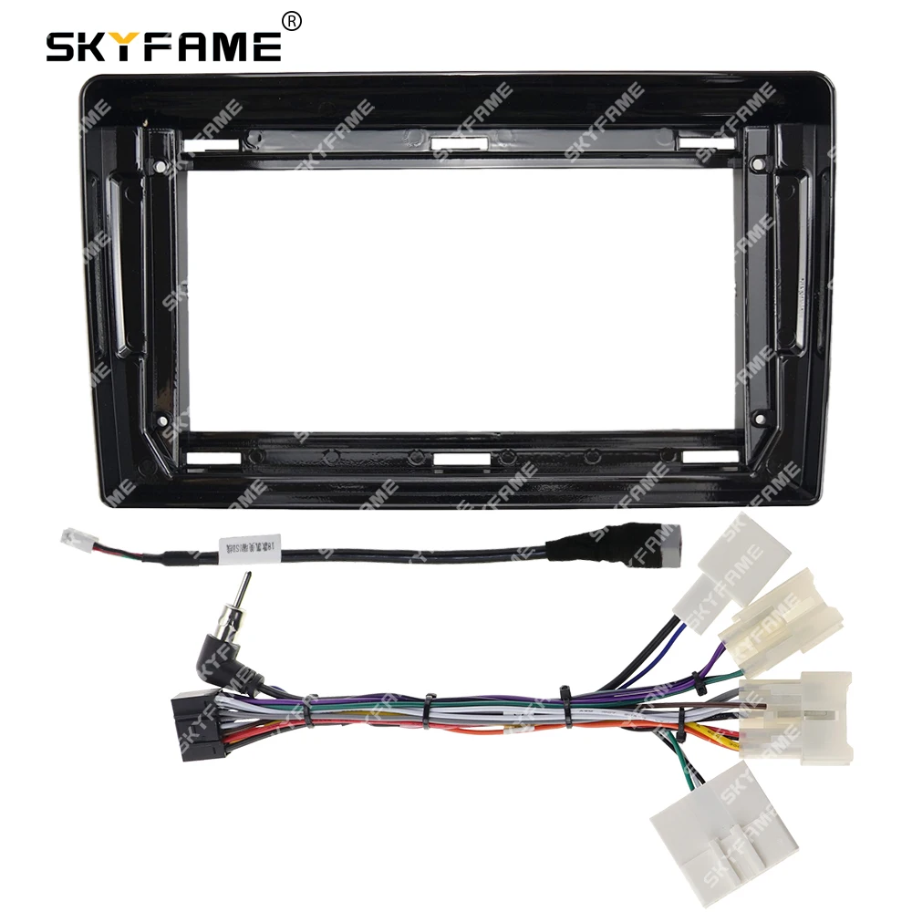 SKYFAME Car Frame Fascia Adapter Android Radio Dash Fitting Panel Kit For Toyota Aqua