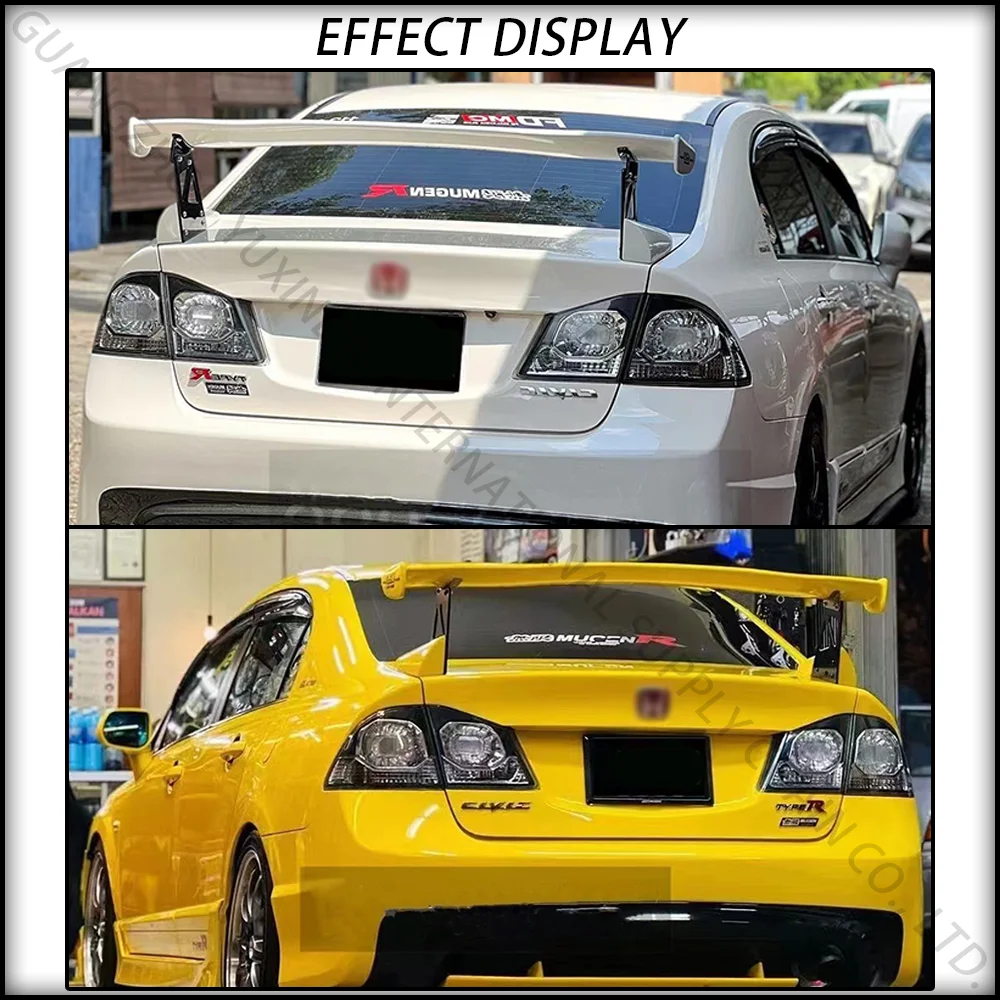 ホンダ シビック 2006-2011年式用 助手席側と運転席側のテールランプアセンブリ FD2