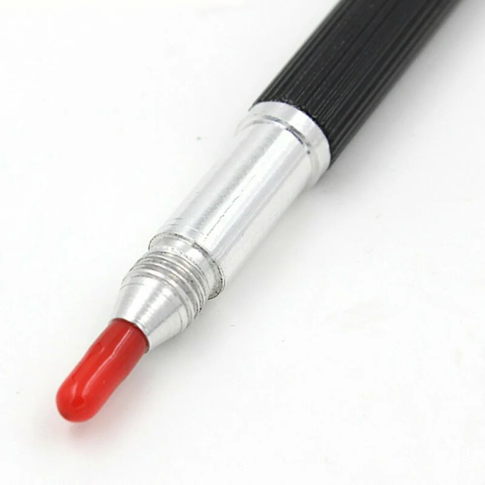 Double Ended Carbide Scribing Pen with Magnet & Screw-On Cap for Marking Hardened Steel Stainless Glass Ceramics 140mm Tool