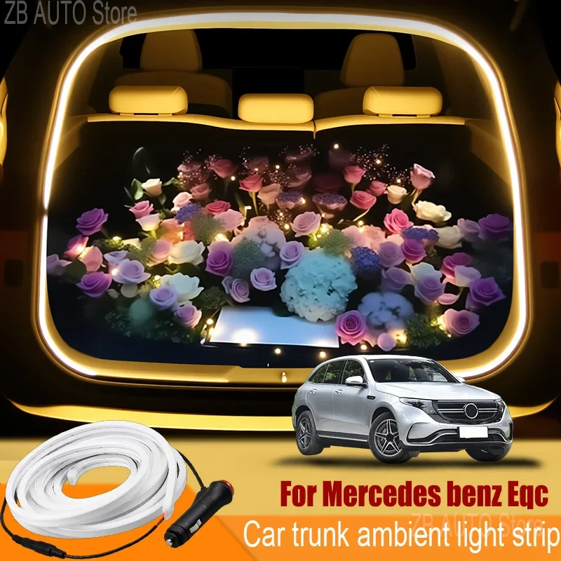 

For mercedes benz Eqc Automobile trunk ambient light automatic sensing car interior lighting with accessories