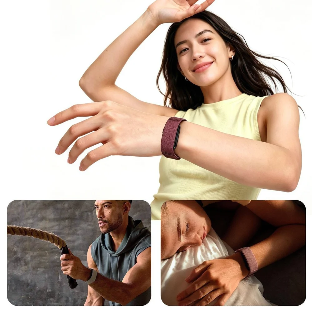 Durable Sport Woven Nylon Strap For Garmin Smart Watch Breathable Replacement Wristband Comfortable Adjustable Loop