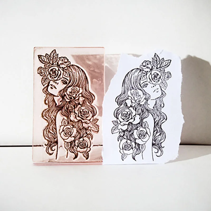 Personalized Custom Ink Wedding Clear Stamp, Handmade DIY Scrapbooking and Stamping Seal, Card Making, Craft Supplies