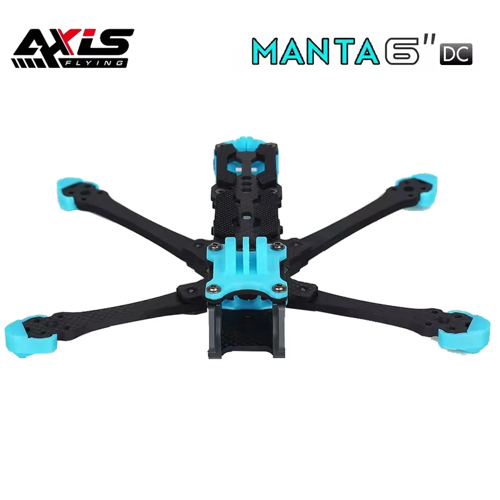 

AxisFlying MANTA6" 6inch 265mm T700 Carbon Fiber Freestyle DeadCat-DC Frame Kit for Analog / HD Link / DJI O3 RC FPV Drone