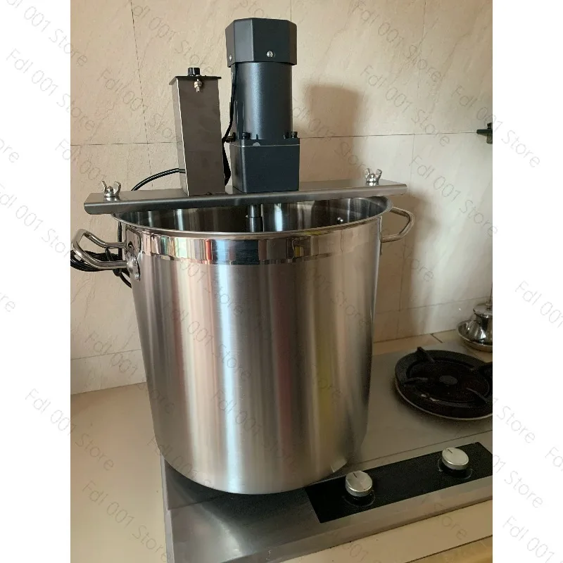 Automatic Hot Pot Frying Machine Small Mixer Jam Boiling Sauce Machine Chili Sauce Deep Frying Filling Stir Frying Machine 220V
