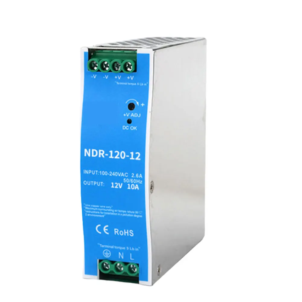 120W Output Power 12V DC Power Supply Factory Automation 12V Output Voltage Filter Capacitors For Scientific Research Equipment