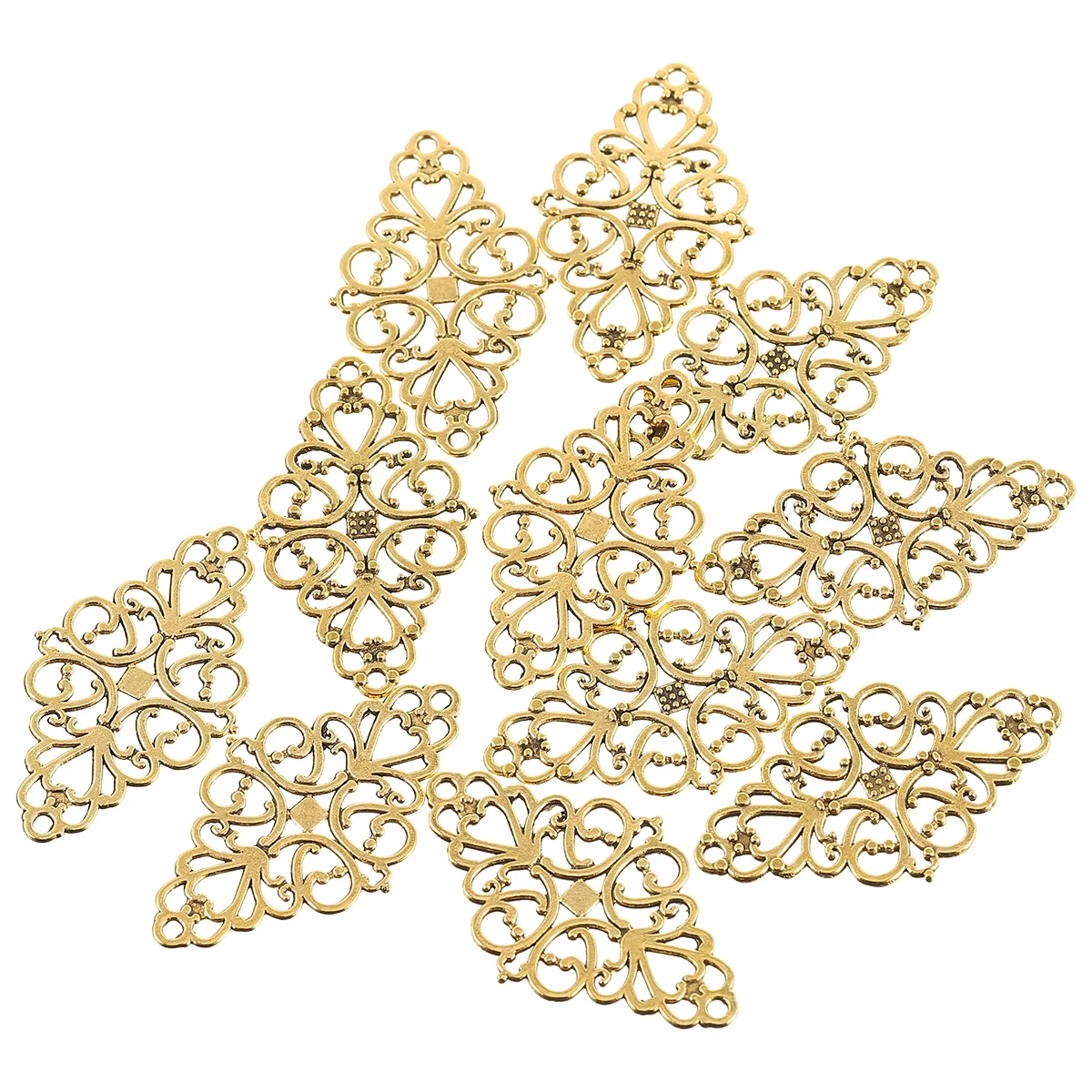 

40pcs Vintage Alloy Charms Pendant DIY Jewelry Making Supplies Metal Decorative Accessories Necklace Bracelet Craft Project