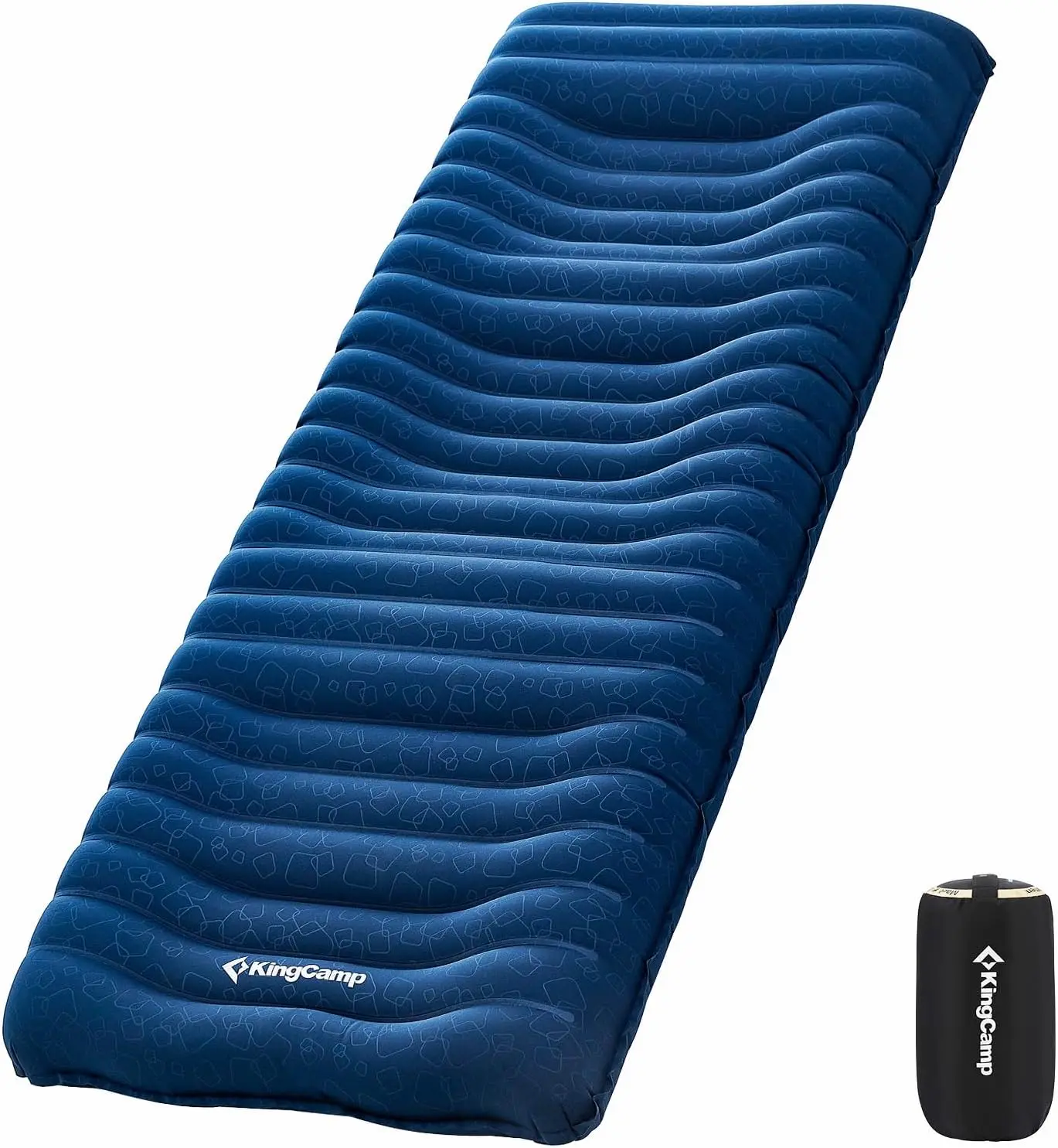

Ультралегкий надувной спальный коврик с возможностью соединения, со встроенной подушкой и ножным насосом для кемпинга и походов