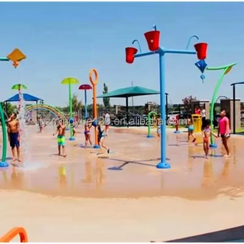Swimming Pool Amusement Toy Children Spray Fun Ground Colorful Water Spray Ring Splash Pad Game