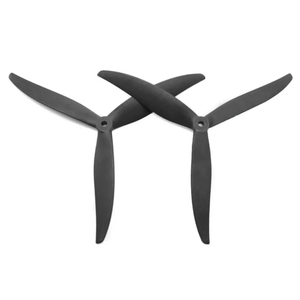 1/2 Paar Grote 1050 Propeller 10X5X3 Cw Ccw Zwarte Rc Helikopter Propeller Vaste Vleugel Onderdeel Speelgoed Vliegtuig Accessoires