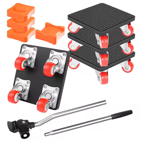 Furniture Transport Roller Set,Furniture Transport Set with Furniture Roller, 360 Degree Rotary Wheels, Moving Transport Rollers