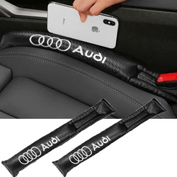 For Audi A3 A4 B5 B6 A3 8P 8V 8L C5 A1 A7 A8 Q2 Q3 TT RS3 RS4 Leather Car Styling Seat Gap Filler Plug Leak Proof Pads Interior