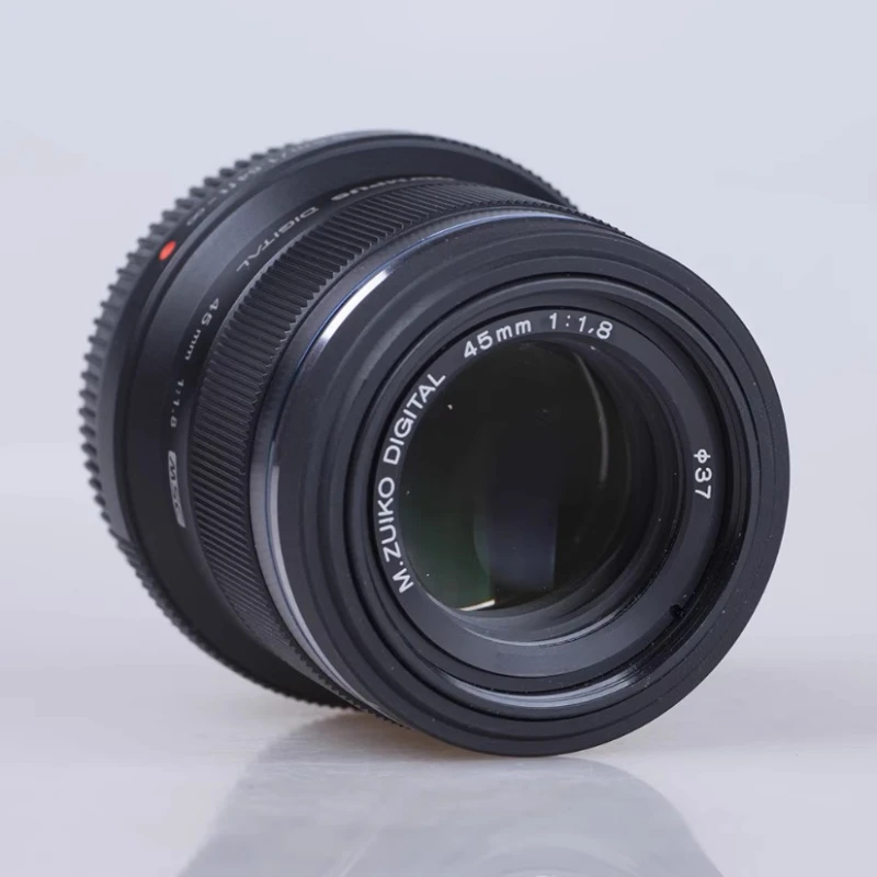 95% جديد حقيقي M.ZUIKO الرقمية 45 مللي متر 1.8 عدسة لأوليمبوس EM10 EM5 EP5 EP3 EM10-1 EM104 EPM2 45 F1.8 M43 جبل عدسة #2