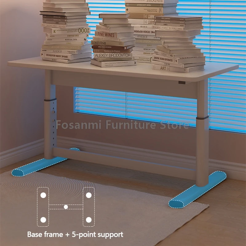 Офисный стол с регулируемой высотой, студенческий учебный стол, детский игровой стол, домашний геймерский стоячий стол, компьютерный стол с ручным управлением