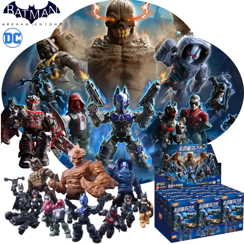 Blokees DC Action Figure Hero Defender Version Figure Batman Catwoman Nightwing Collectible Movable Collectible Model Toys Gifts