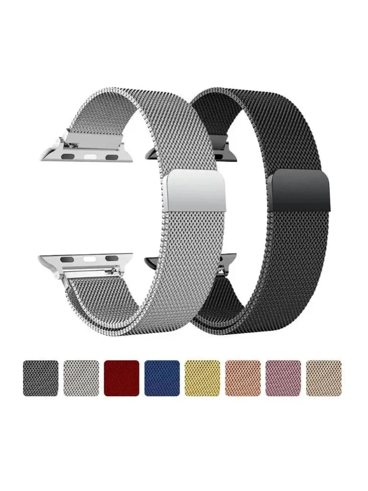 Milanese-Metallarmband für Apple Watch Ultra 2 49mm 38-46mm Armband für iWatch Serie 11 10 9 8 7 6 5 3 SE Ersatz-Uhrenzubehör
