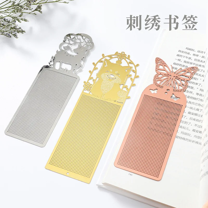 1pc Butterfly Owl  Craft Stich Cross Stitch Bookmark Metal Silver Needlework Embroidery Crafts Counted Cross-Stitching