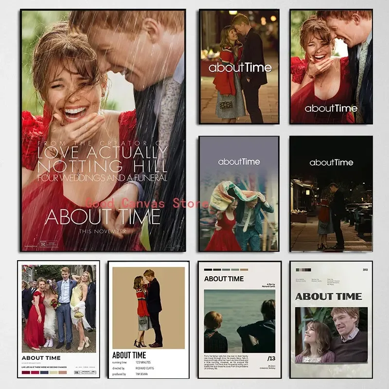 Minimalist Movie about Time Released in 2013 Canvas Painting Retro Film Posters and Prints Wall Art Pictures for Room Home Decor