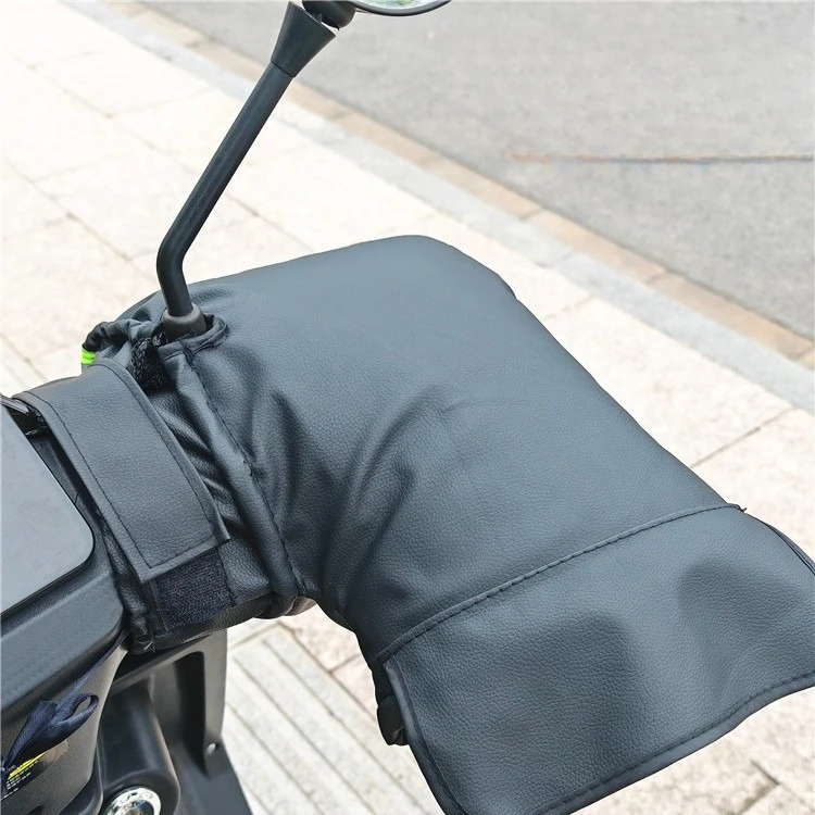 مقود الدراجات النارية الكهربائية، قفازات الزجاج الأمامي الدافئة للشتاء، مقود سيارة البطارية، حماية باردة وسميكة