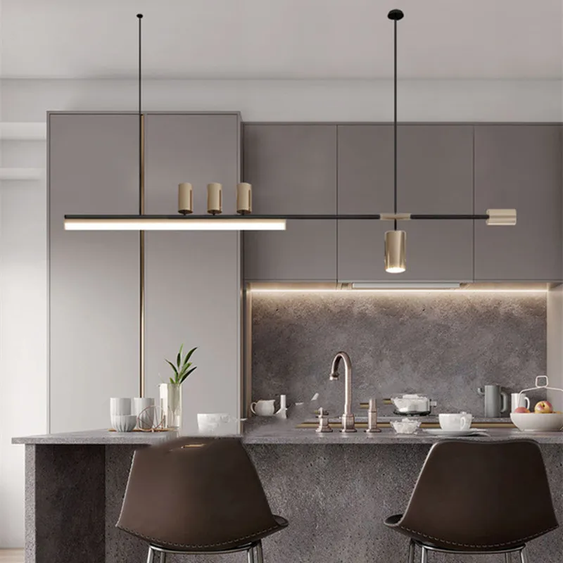 Imagem -04 - Nordic Designer Led Ponto Luzes Pingente Longo E27 para Mesa Sala de Jantar Cozinha Barra Lustre Decoração para Casa Luminária Suspensão