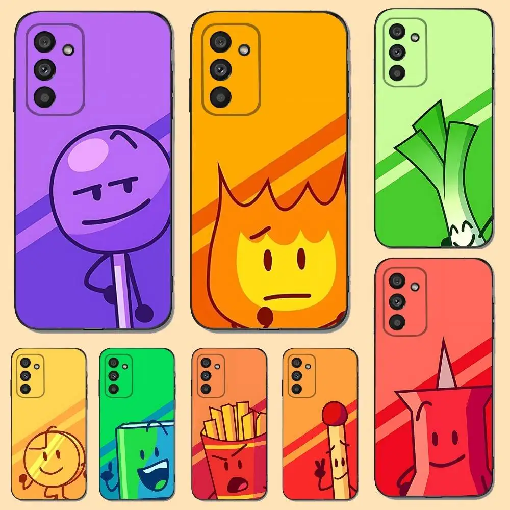 

B-Battle For Dream Island Phone Case For Samsung S 25,24,23,22,30,21,10,9,Ultra,Plus,Lite,FE,4,5 G Soft Black Case