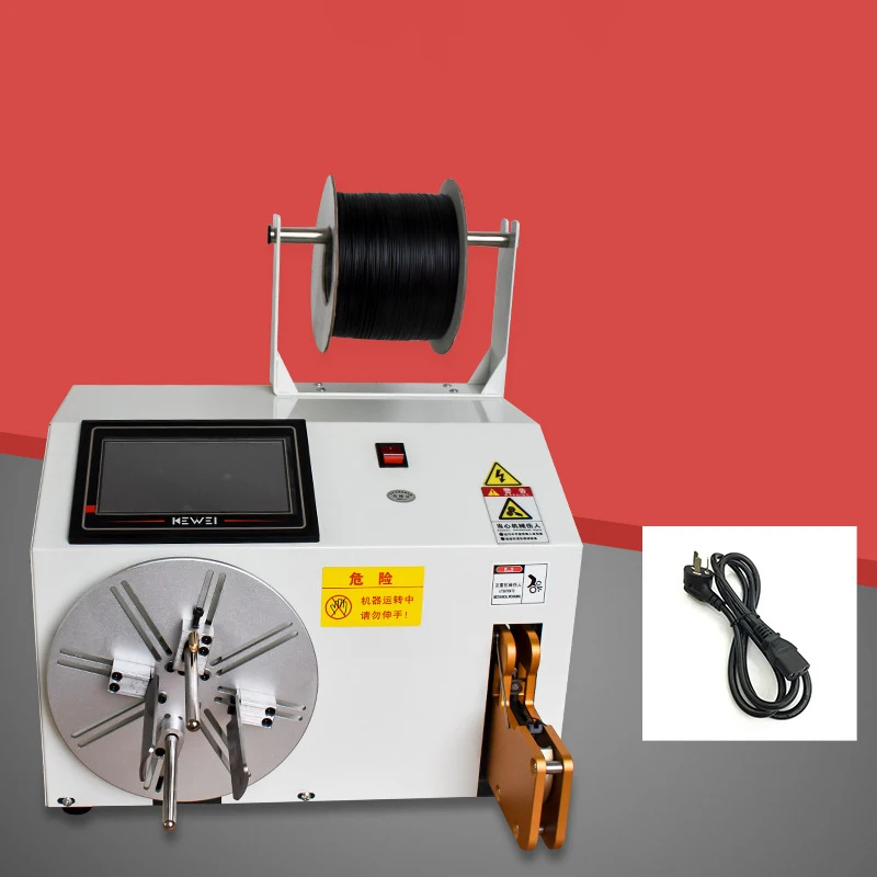 ماكينة ربط وتلف الأسلاك الأوتوماتيكية Borx-3-28 ماكينة تجليد الكابلات بقوة 220 فولت مع موزع أفلام مطاطي مجاني #5