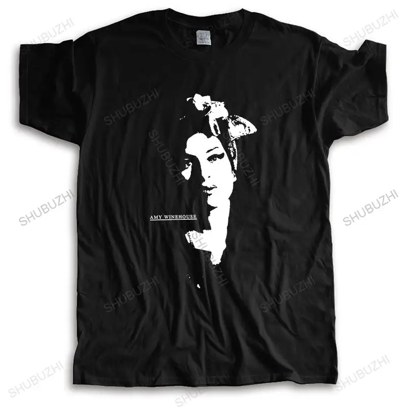 AMY WINEHOUSE Scarf Portrait WOMENS GIRLIE T-SHIRT OFFICIAL MERCHANDISE Cotton Brand T-shirt unisex fashion teeshirt