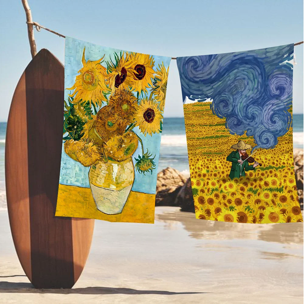 Van Gogh Towel Micr… - image