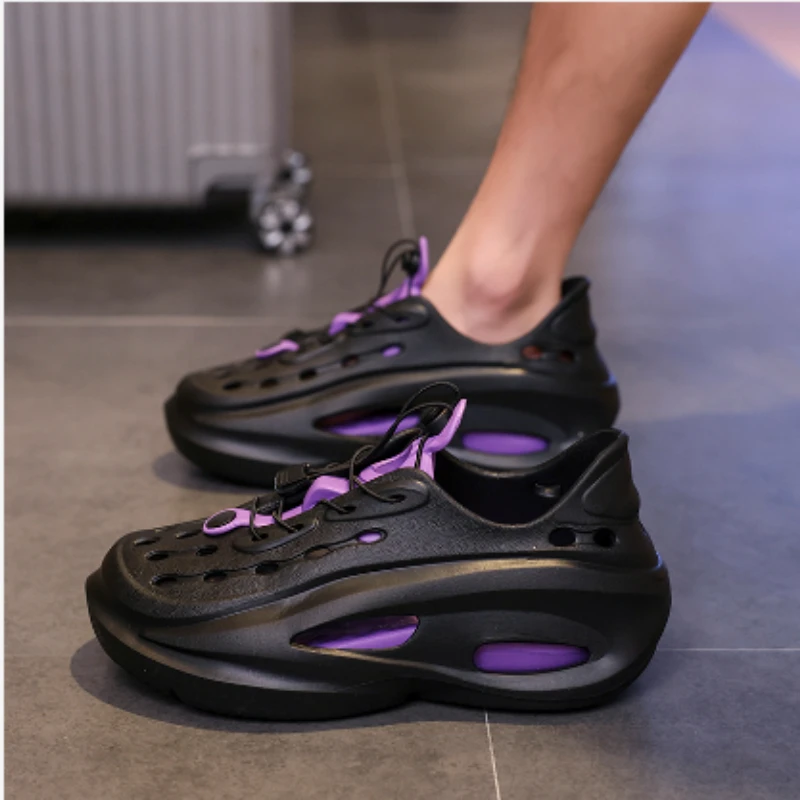 

Men's Casual Sandals Summer Soft-sole Anti-slip Comfort Outdoor Walking Beach Shoes Male Sports Sandals Sandalias Hombre 슬리퍼 남성