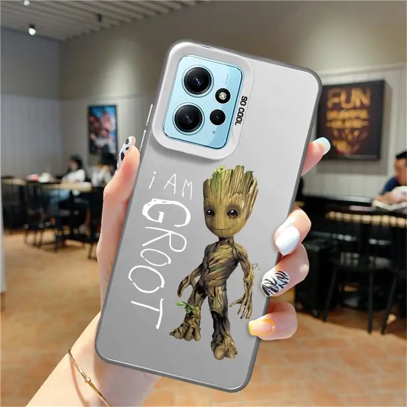 Marvel Groot Flora Colossus phone cases for Xiaomi Redmi Note 13 12 Pro 5G 11 10S 12S 12pro 10 4G 13pro funda Back Shell Cover