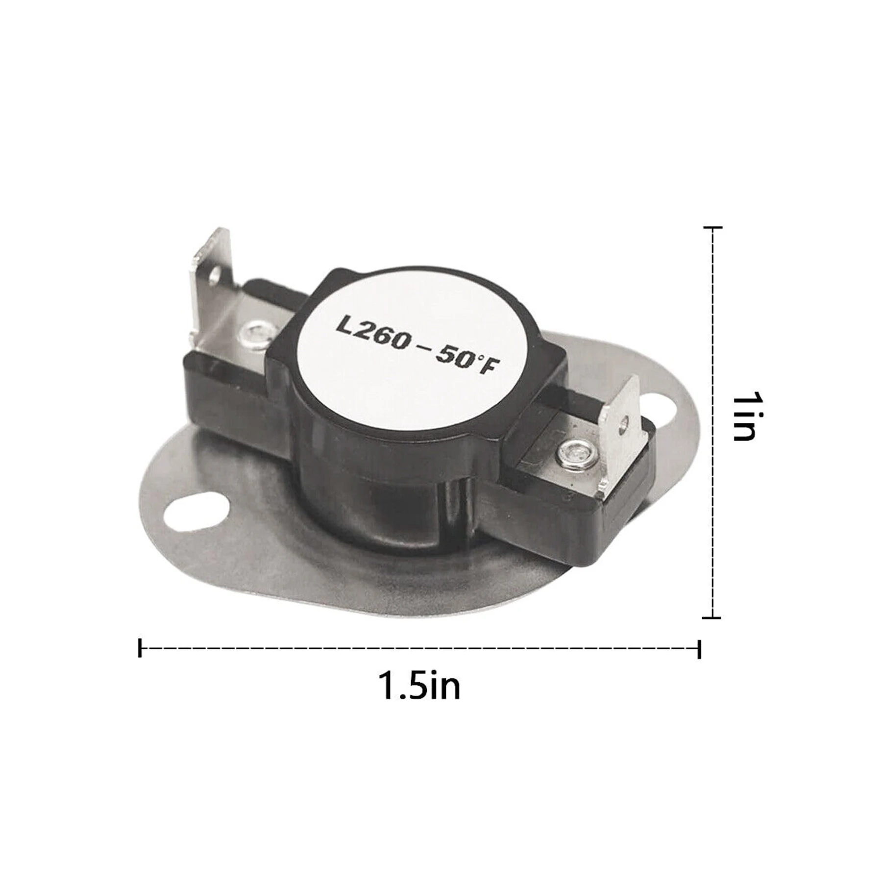 6 Pack DC47-00018A Dryer High Limit Thermostat for Samsung Dryer Thermal Thermo Limit PS2038383 AP4201898 35001092