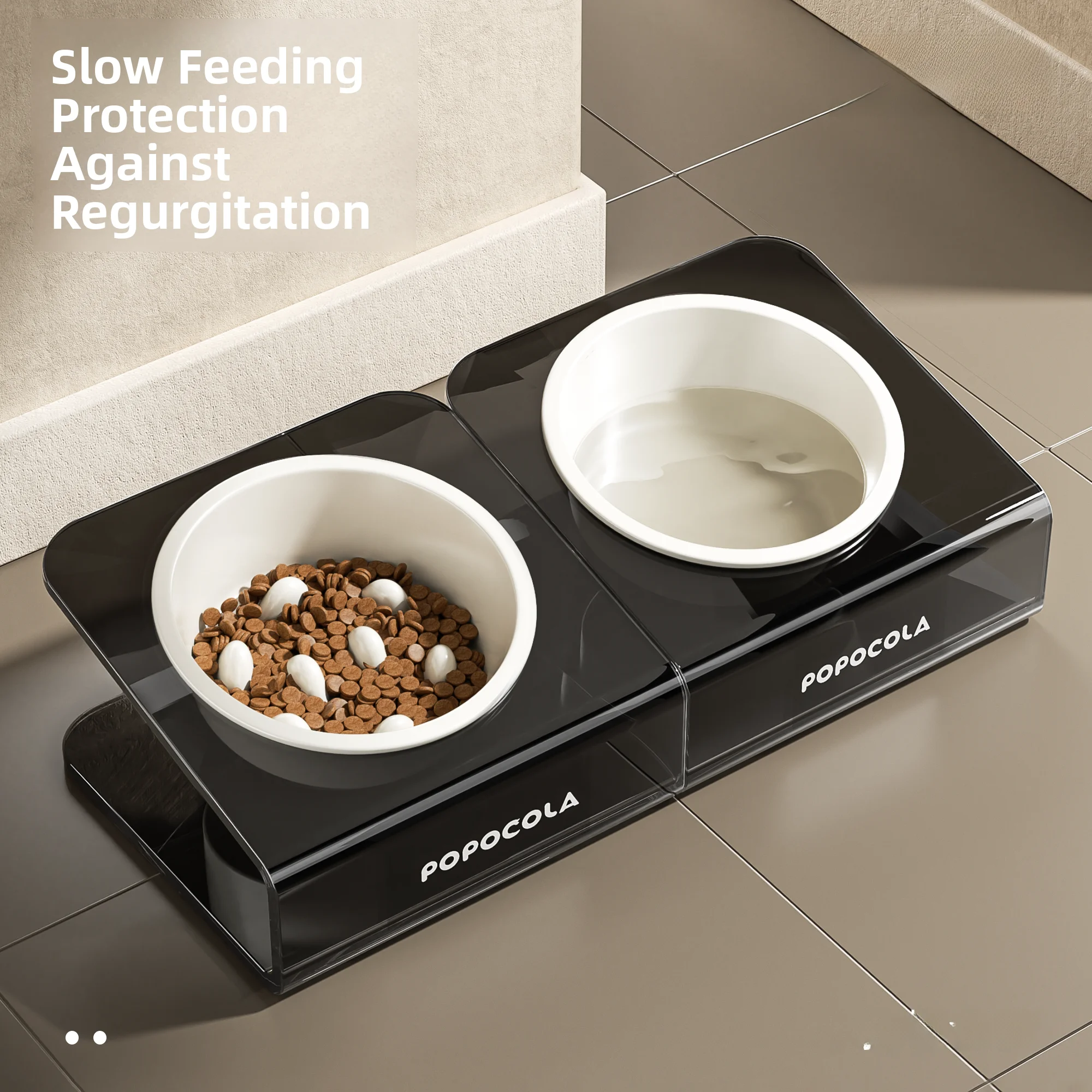 

Миска для медленного кормления собак Cerc с высокими ножками для защиты шеи, для маленьких собак и щенков, миска для замедленного кормления, зоотовары от Bobo a