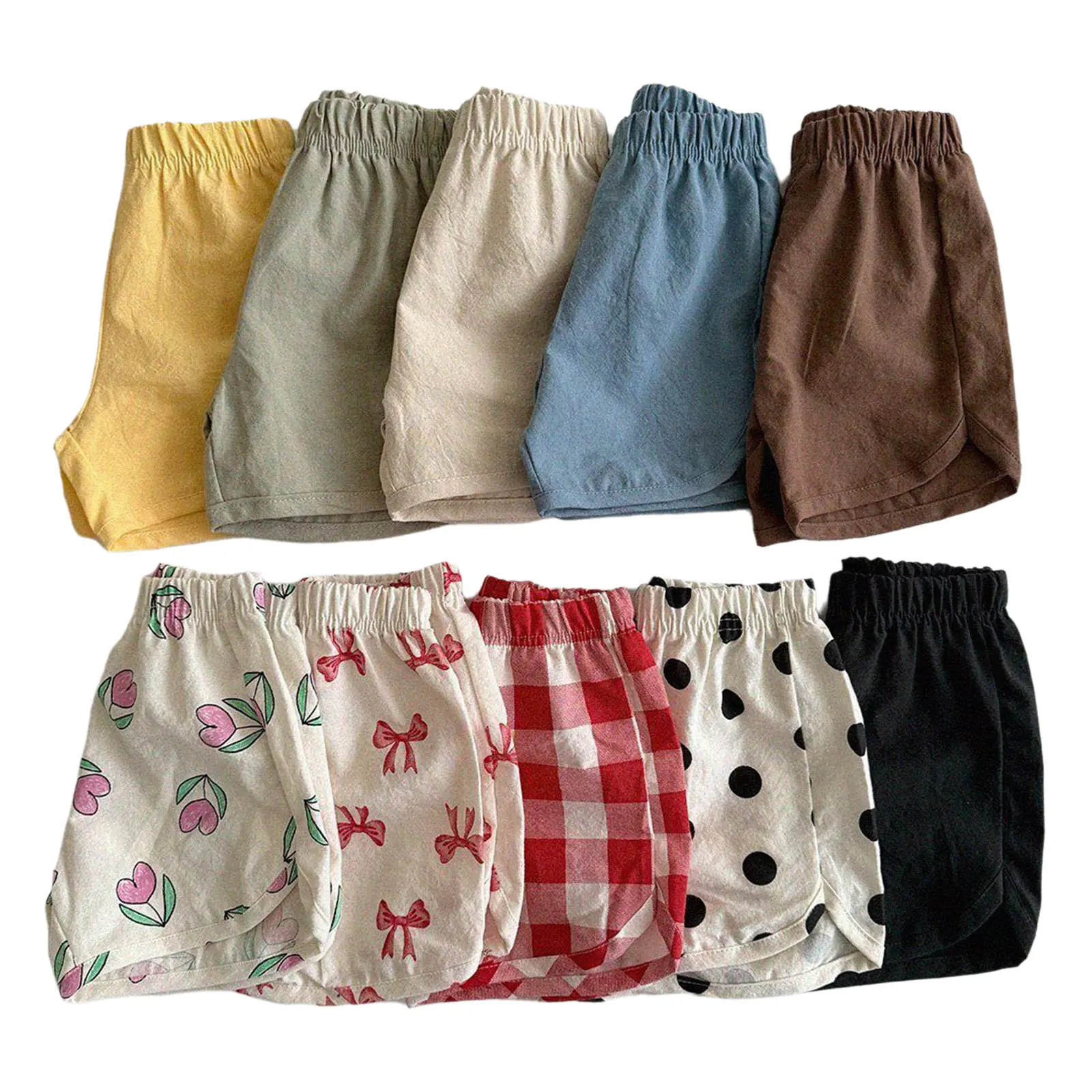 Bébé garçons filles élégant décontracté été Shorts bas ceinture élastique tout assorti Shorts pantalons Bloomers enfants bébé vêtements
