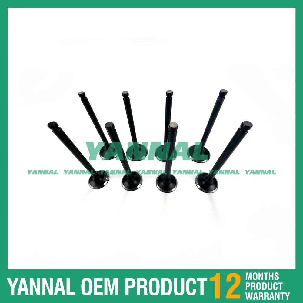 

4JB1 Valve Kit For Isuzu 4JB1 Intake Valve 8-94133-275-1 40.2*8*118 Exhaust Valve 8-94247-875-1 35.7*8*118