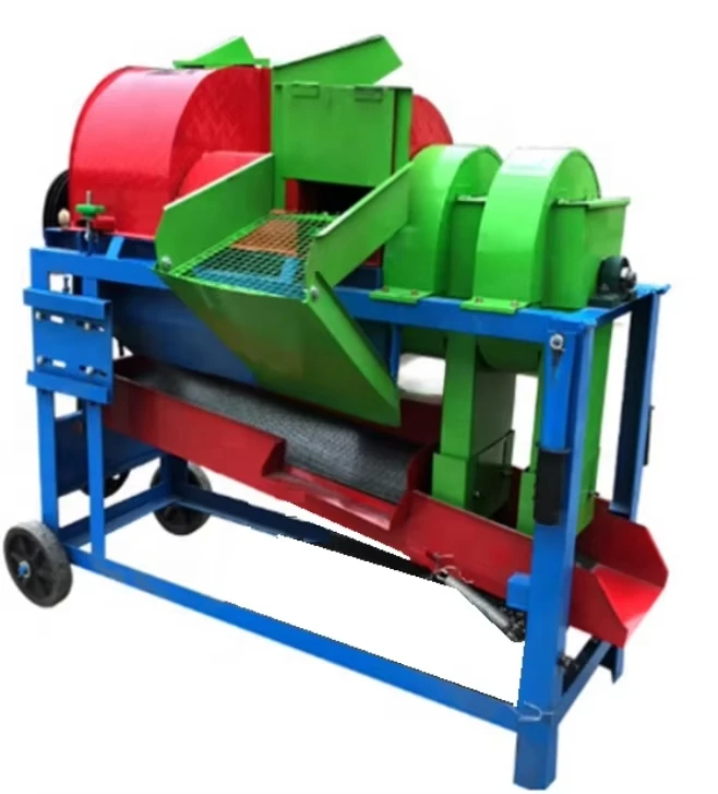 

Multifunctional diesel or electric small sorghum soybean rice wheat skinner/corn sheller thresher