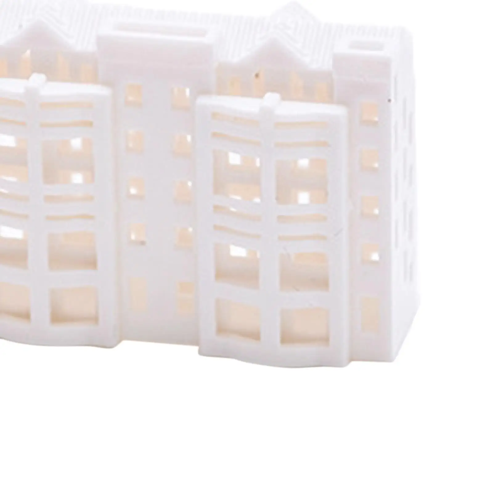 2 × نموذج بناء شقة مصغر، نموذج بناء سكني يمكنك صنعه بنفسك، تخطيط معماري للسكك الحديدية، مواد المناظر الطبيعية للشقة