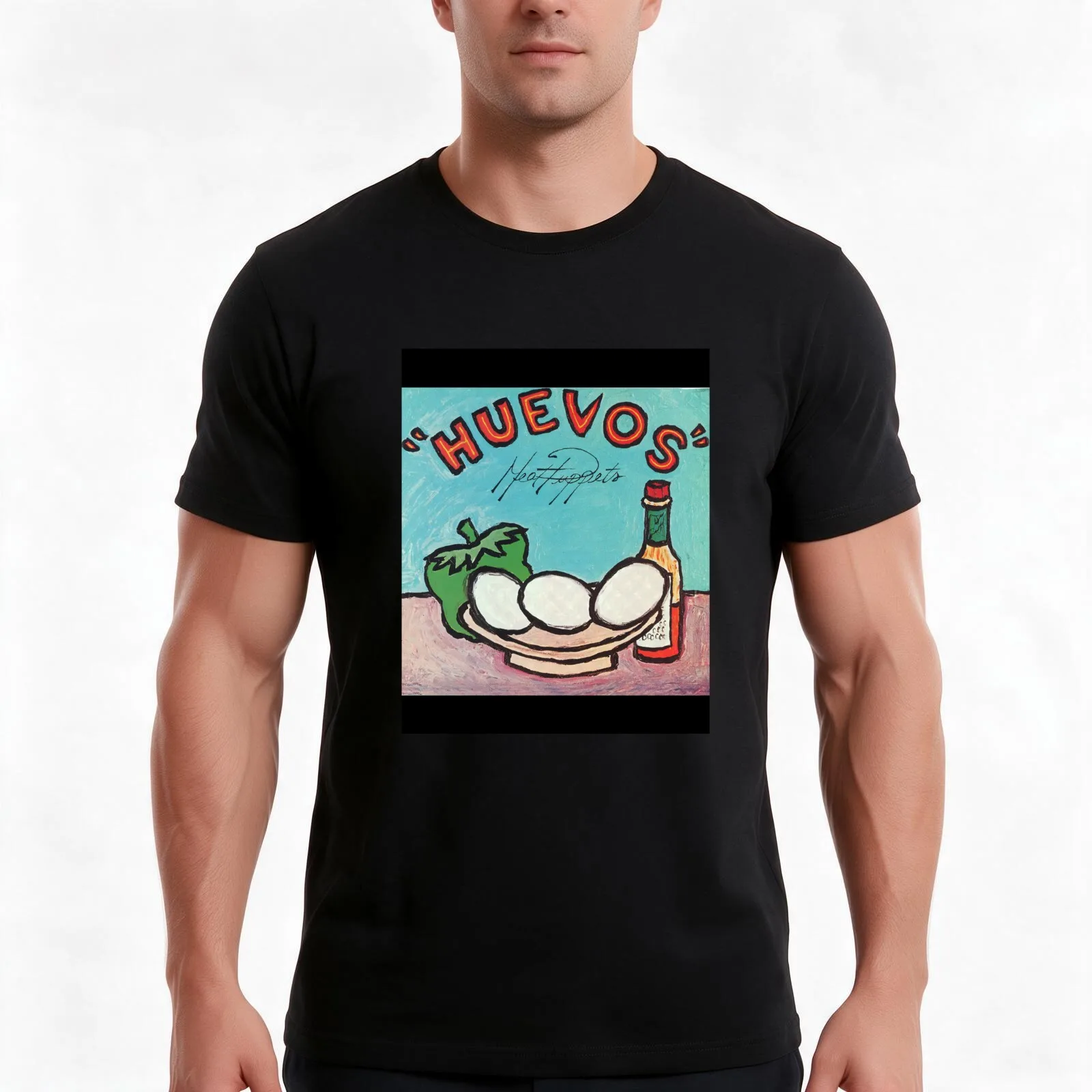 Mindless Idiot T-Shirt, Summer Casual Cotton Tee, Oversized Streetwear Tops, Vintage Graphic Print, Loose Fit Short Sleeve
