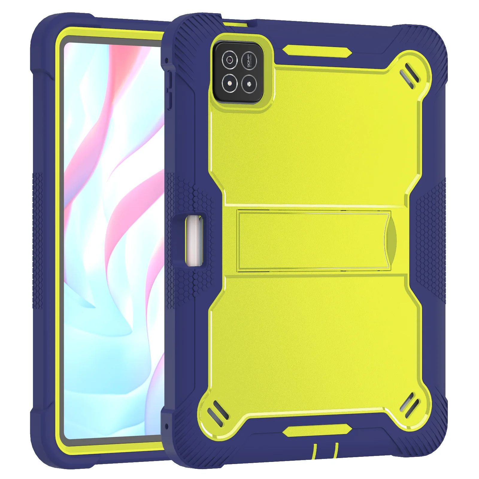 Etui na tablet Xiaomi Mi Pad 8 7 6 Pro, Redmi Pad 2 SE 11 8.7 12.1 cala, futerały z podstawką do POCO Pad, wytrzymałe, odporne na wstrząsy. — zdjęcie produktu 6