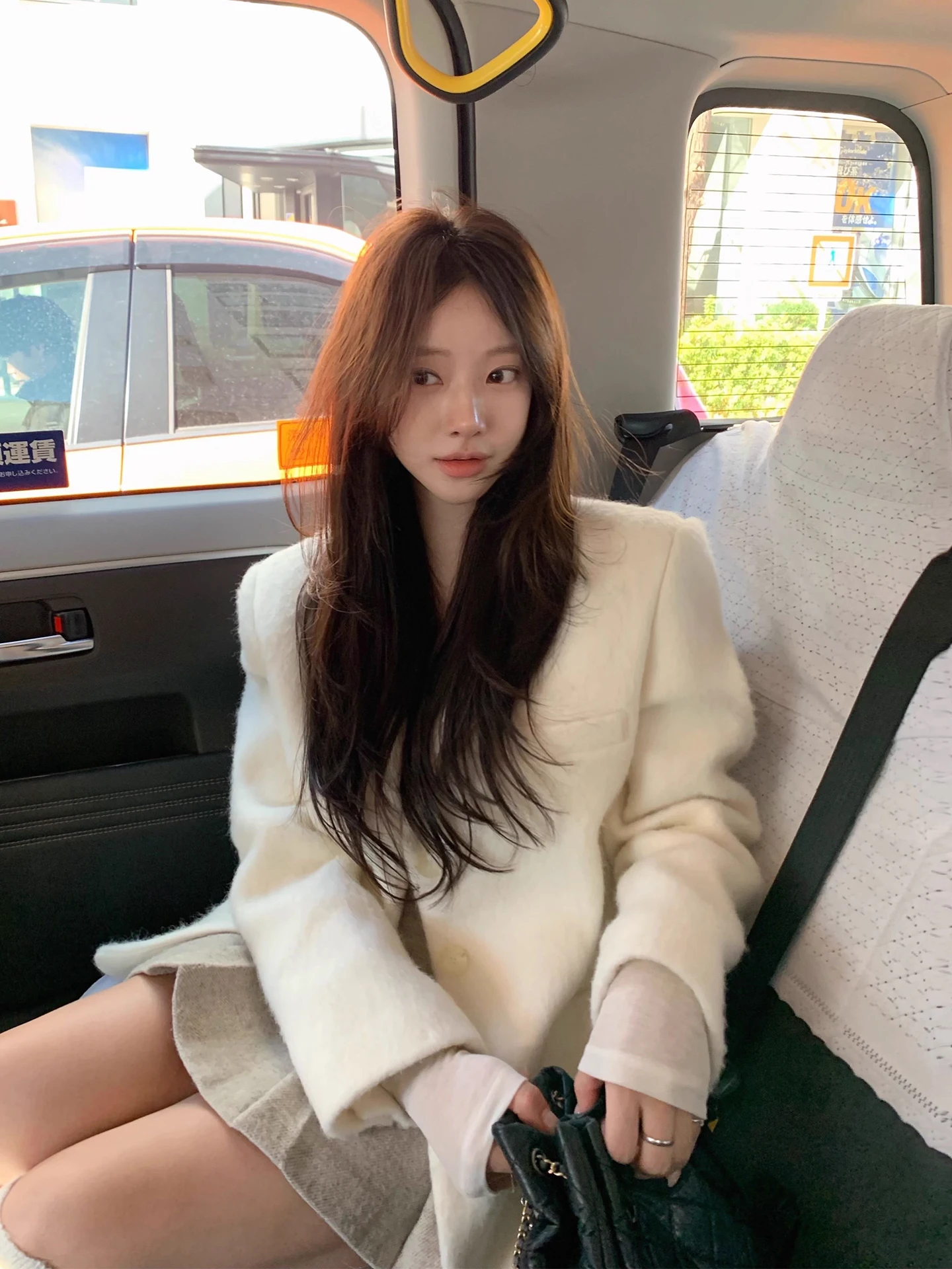 

Шикарное осеннее мягкое женское шерстяное пальто с длинным свековым воротником, свободная универсальная верхняя одежда, теплая корейская одежда