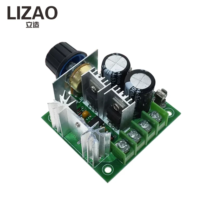 LIZAO 10A DC Motor Speed Regulator, 13KHZ PWM Automatic Governor, DC 12V-40V Adjustable Speed Controller Switch