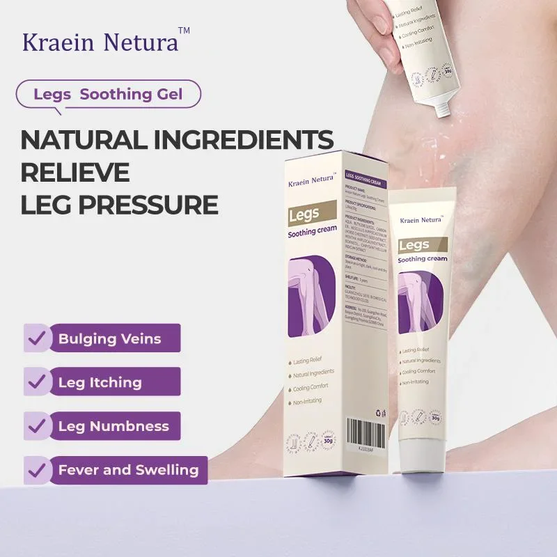

Kreain NatureLeg Care Cream Мягко питает кожу ног с крем для внешнего ухода