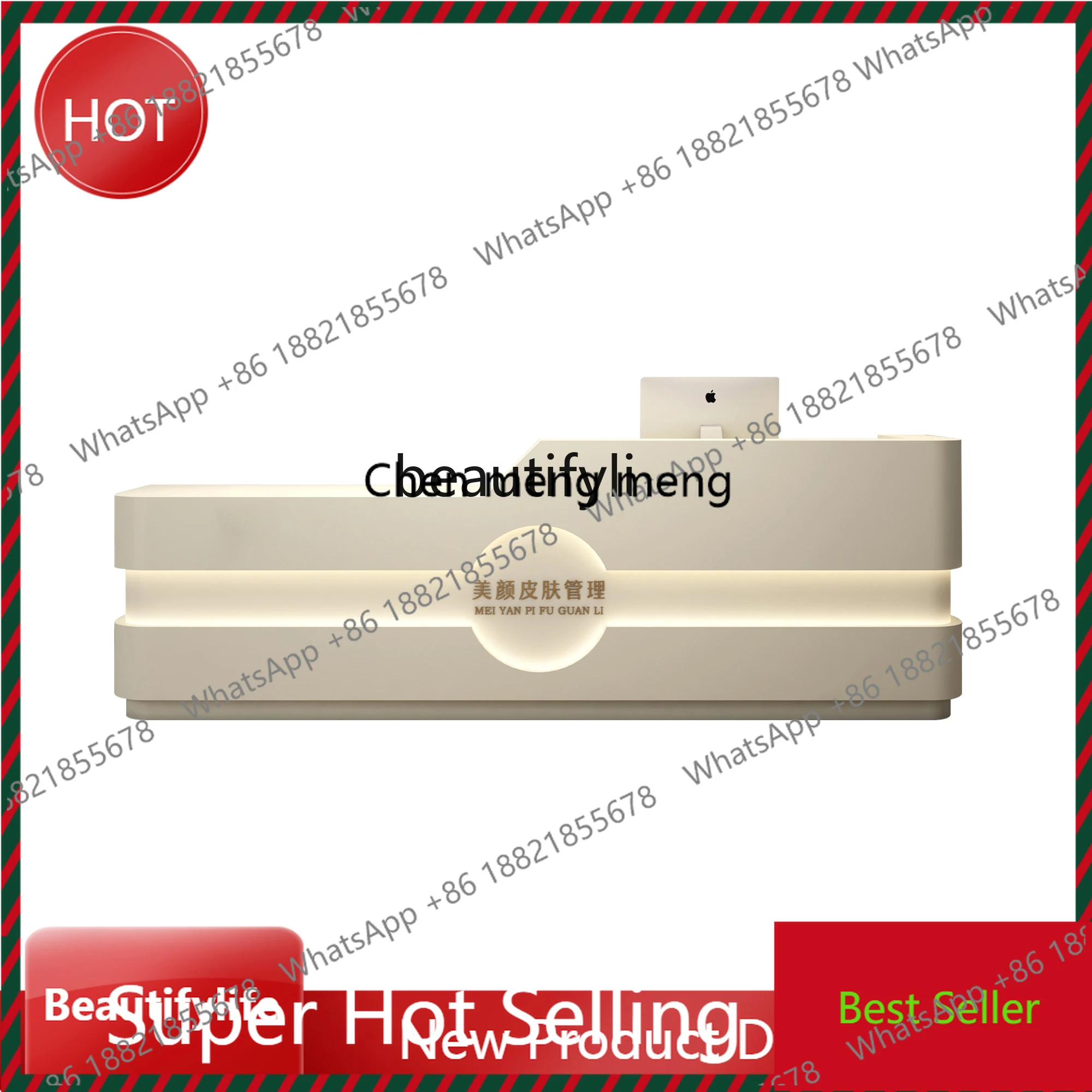Cashier Simple Modern Company Reception Desk Beauty Salon Restaurant Women's Clothing Store Training Institution Hair Salon