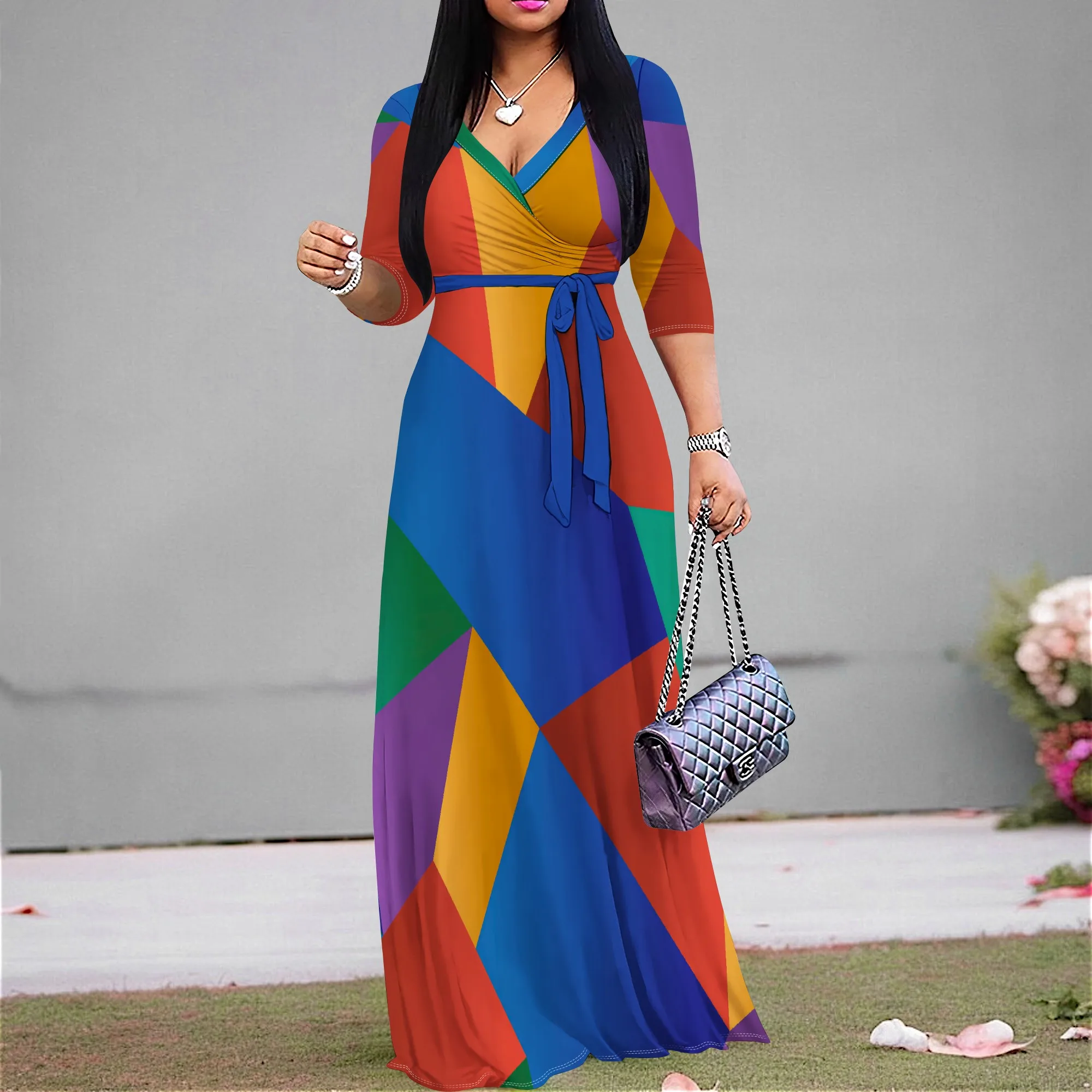 Thumbnail 3 - #90 Latest Long Sleeve Wrap Dress Offers