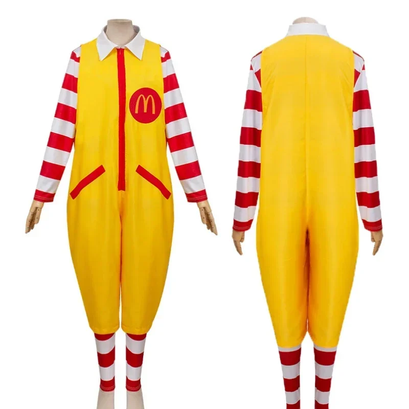 

Halloween Show Clothe Cosplay Costumes Ronald McDonad Cos Clothes Masquerade Ball Clown Character Adult Funny Welcome Outfits