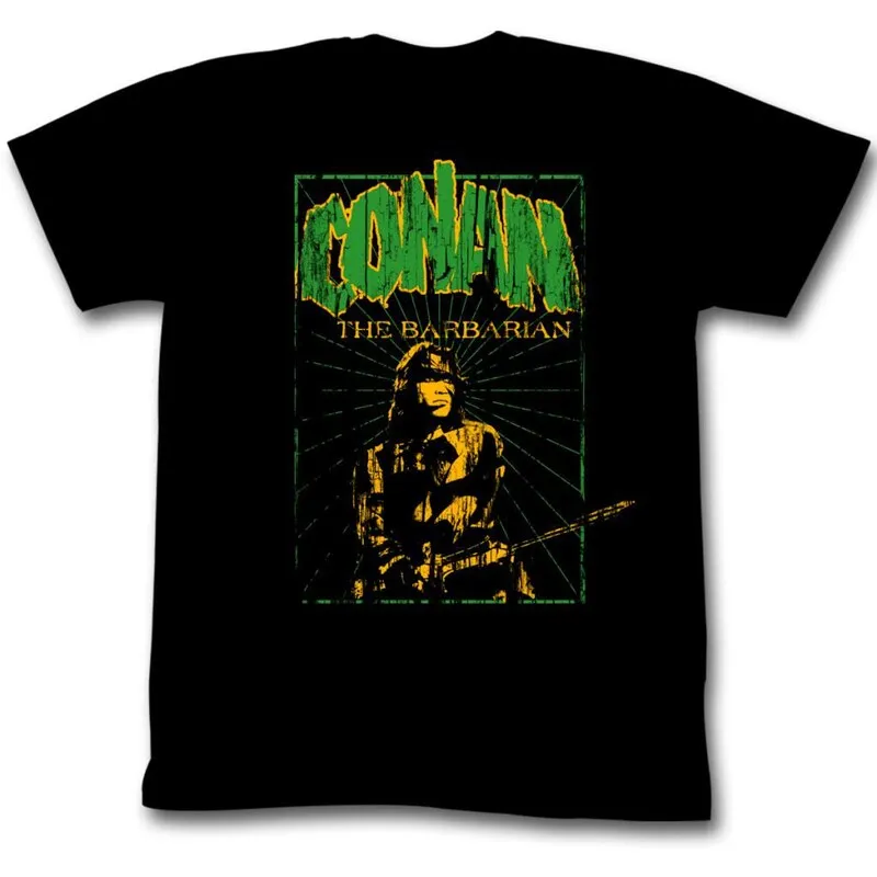 Conan The Barbarian In The Green Black Adult T-Shirt